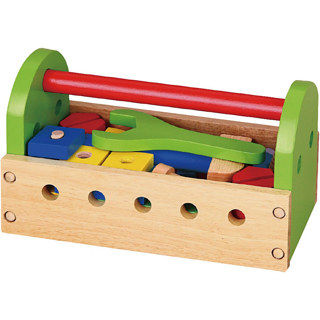 Viga Spielzeug-Werkzeugkasten, Maße 25x14x12 cm, 1 Stück