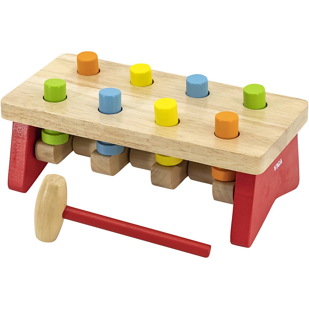 Viga Hammerbankspielzeug, Maße 26x12x13 cm, 1 Stück