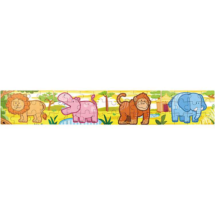 Viga 4-in-1-Puzzle, Größe 4x(11,5x17,5) cm, 48 Teile, 1 Stück