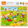 Viga Jahreszeiten Holzpuzzle, Die Jahreszeiten, Frühling, Größe 30x22,5 cm, 24 Teile, 1 Stück