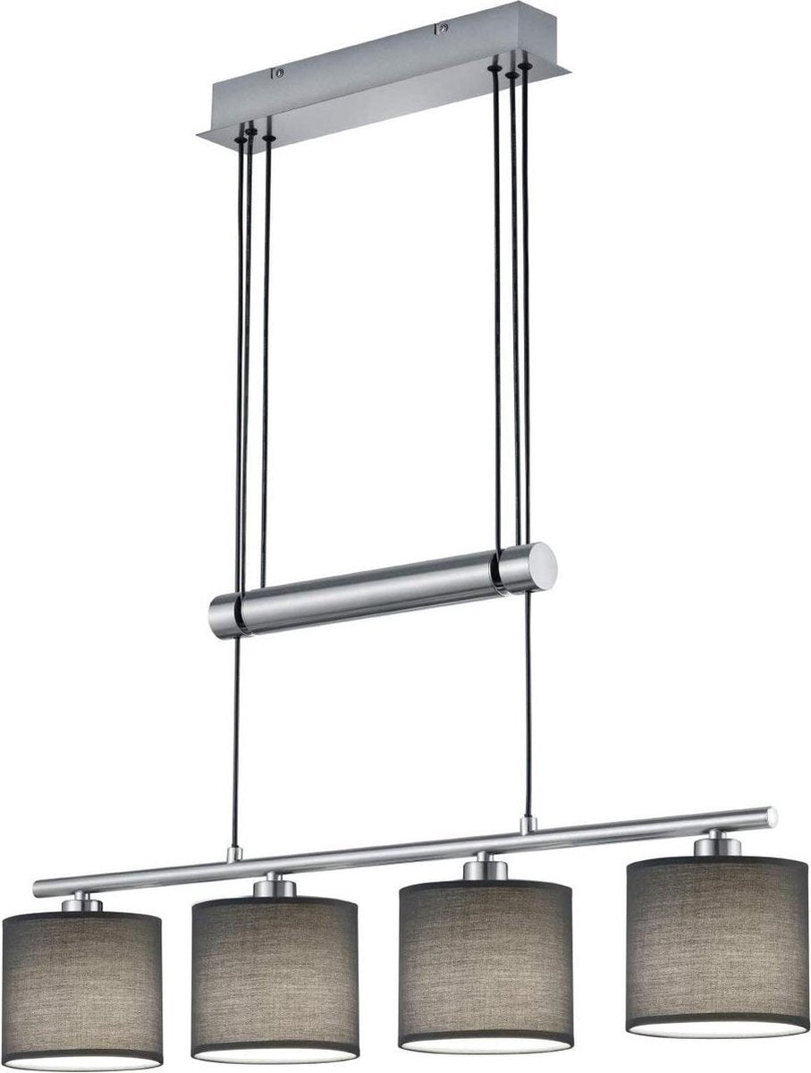 Trio Garda - Hängelampe - Nickel matt - exkl. Leuchtmittel 4x e14 28w