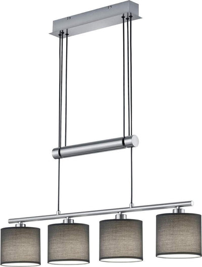 Trio Garda - Hängelampe - Nickel matt - exkl. Leuchtmittel 4x e14 28w