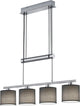 Trio Garda - Hängelampe - Nickel matt - exkl. Leuchtmittel 4x e14 28w