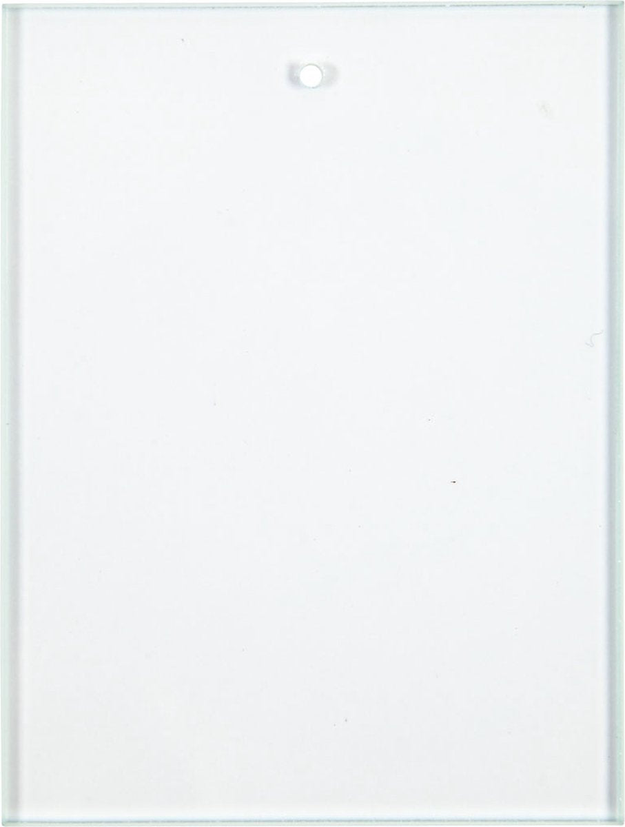 Creativ Company Glasplatten, Größe 8x6 cm, Stärke 3 mm, 10 Stück, 1 Box