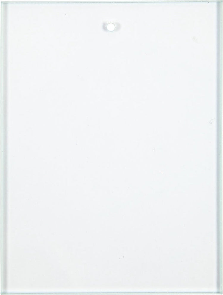 Creativ Company Glasplatten, Größe 8x6 cm, Stärke 3 mm, 10 Stück, 1 Box