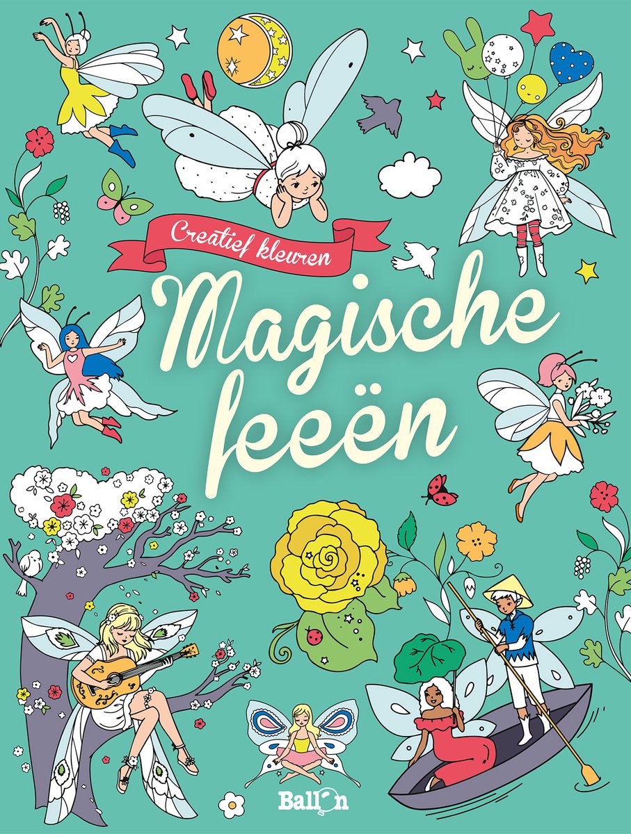 Ballon kreative Färbung, magische Feen. 5+