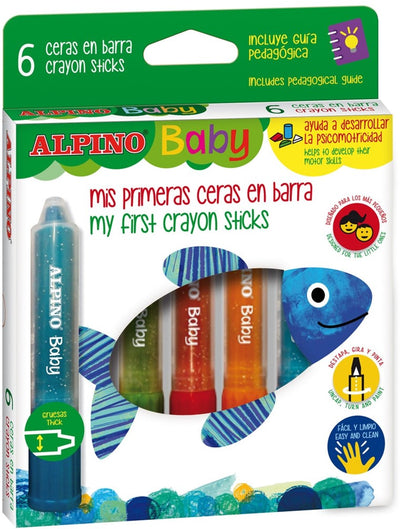 Alpino Box 6 Malstift Baby