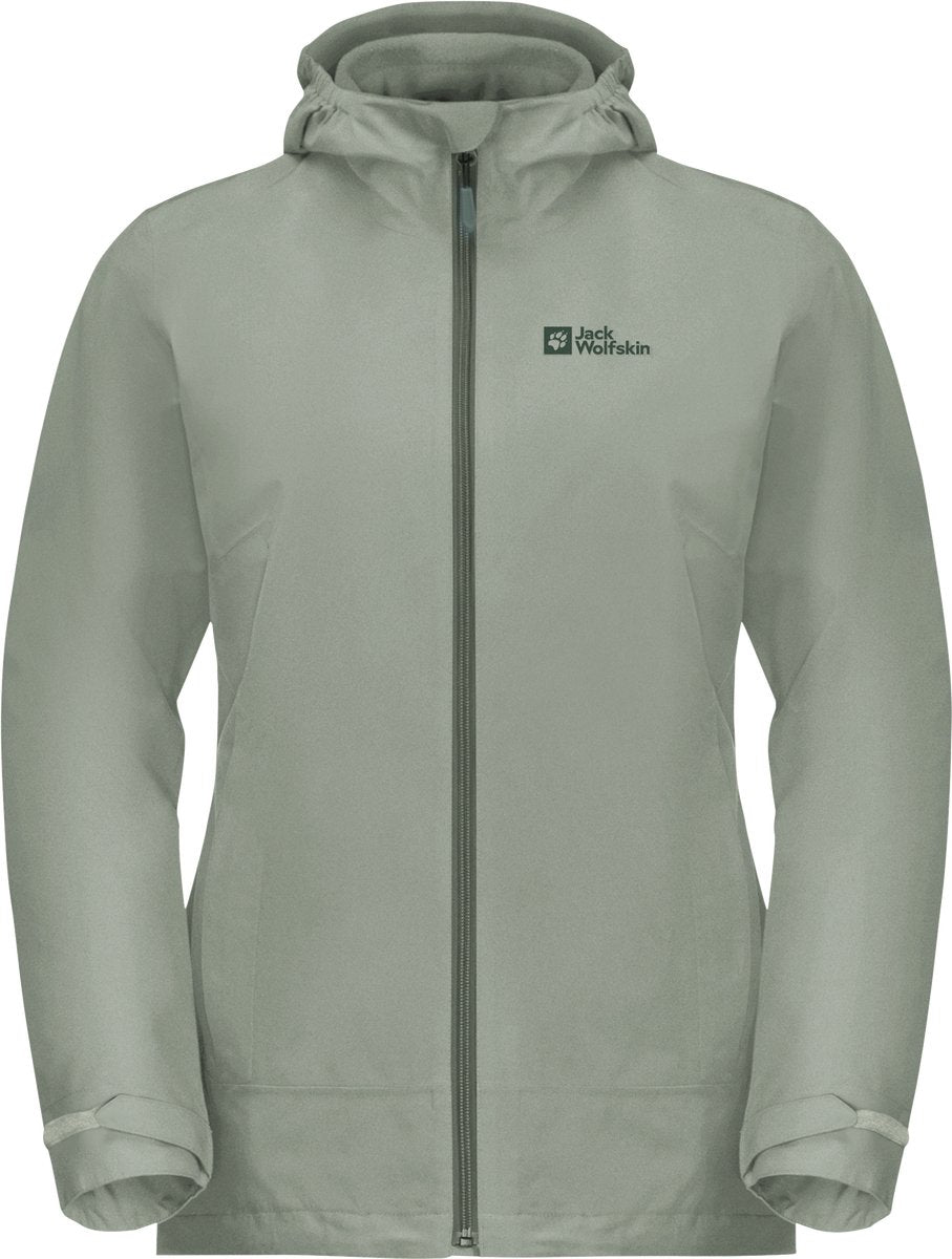 Jack Wolfskin Moonrise 3in1 JKT W Damen Outdoorjacke – Mint Leaf