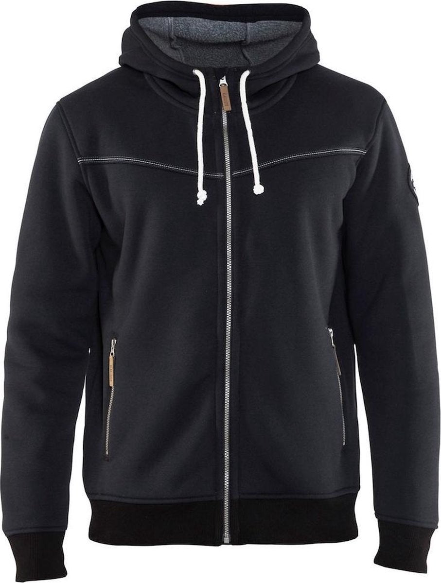 Blåkläder 4933-2514 Kapuzenpullover mit warmem Futter, schwarz, Größe XXL