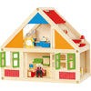 Viga Puppenhaus aus Holz, Maße 43x40x27 cm, 1 Stück