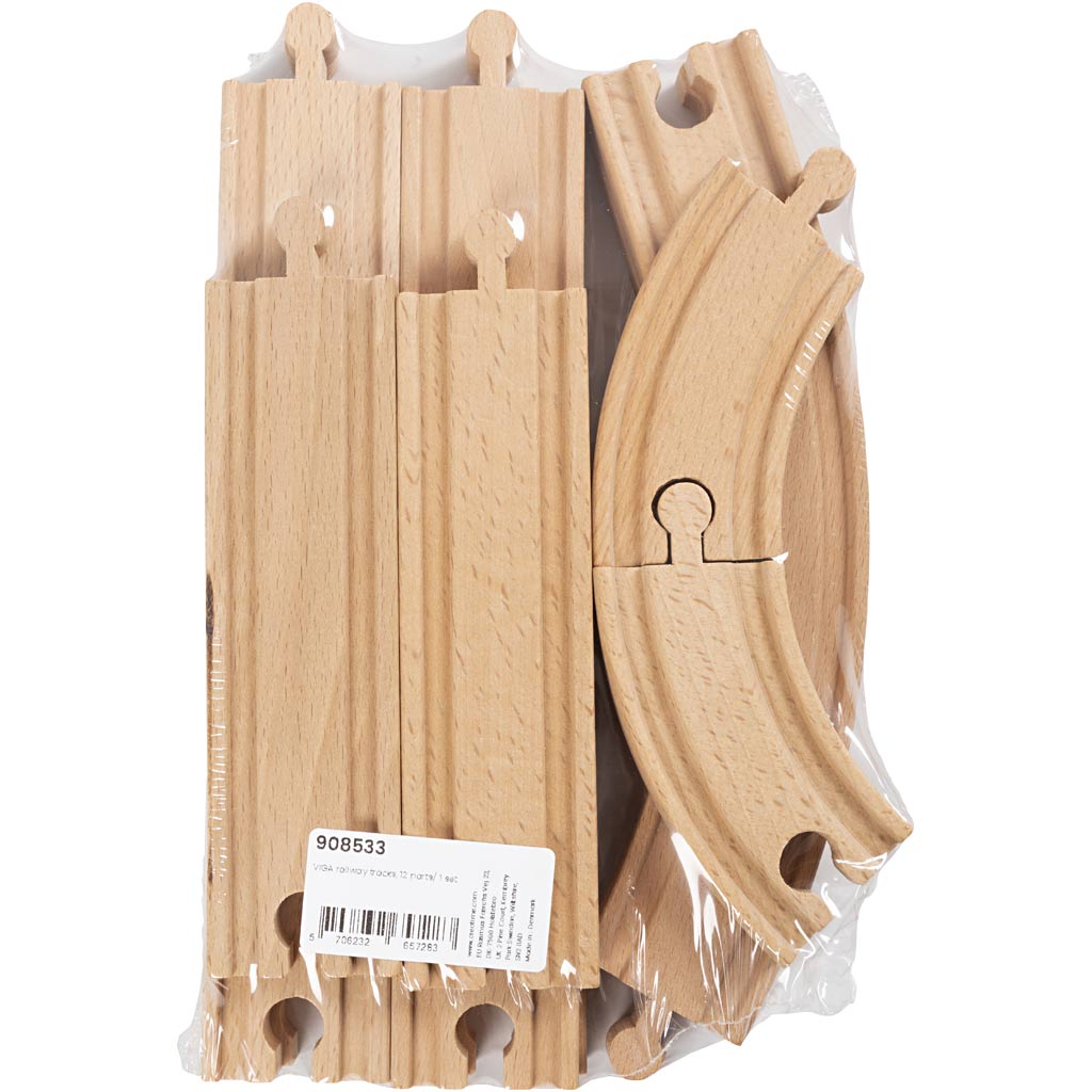 Viga Spoorweg, 12 Teile 1 Set