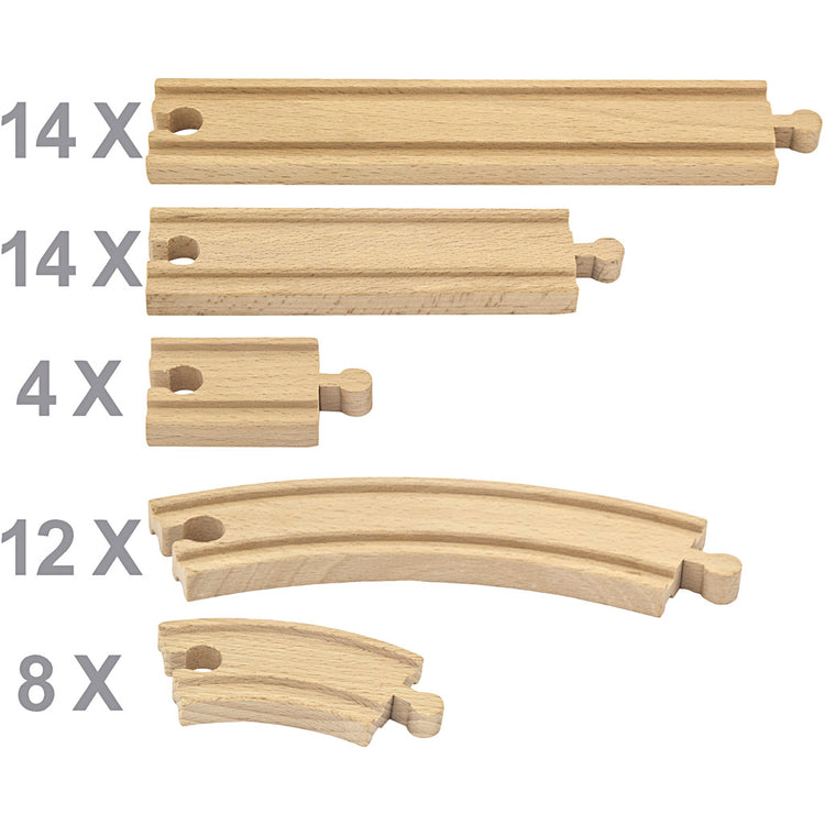 Viga Spoorweg, 52 Teile 1 Set