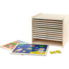 Viga Puzzleständer mit 12 Puzzles, H: 275, L: 315 mm, B: 235 mm, Maße 31x27x23 cm, 12x24 Teile, 12 Teile 1 Set