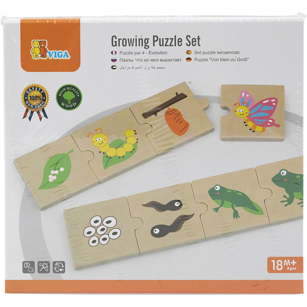 Viga-Puzzle, 6 Teile 1 Set