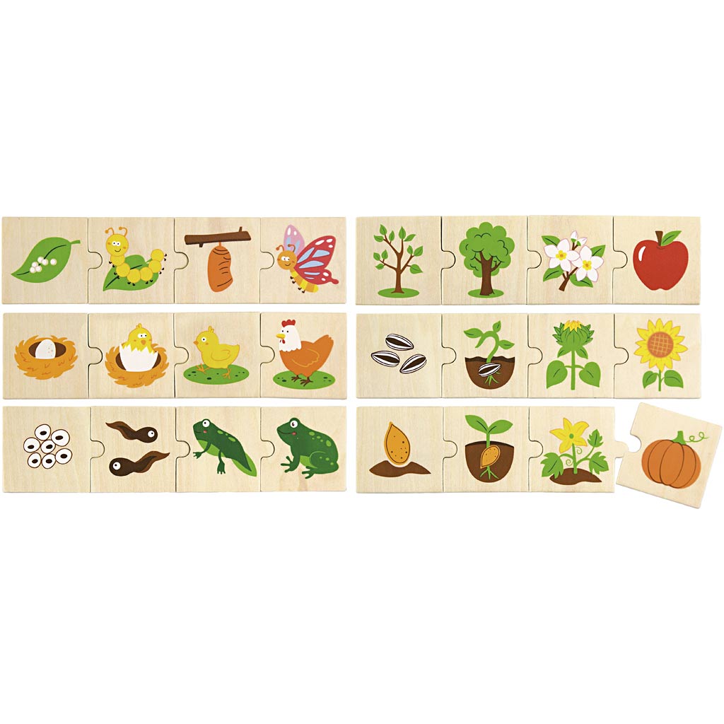 Viga-Puzzle, 6 Teile 1 Set