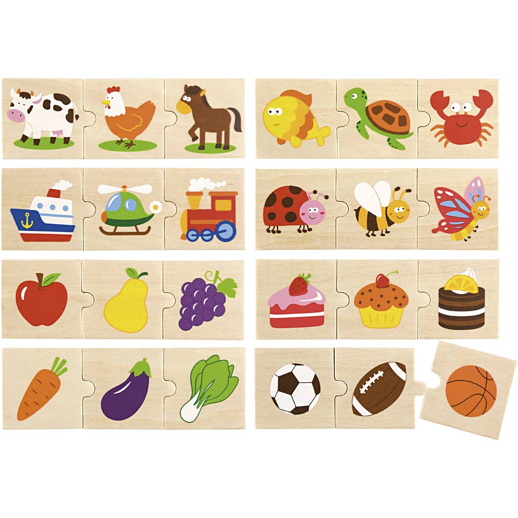 Viga-Puzzle, 8 Teile, 1 Set