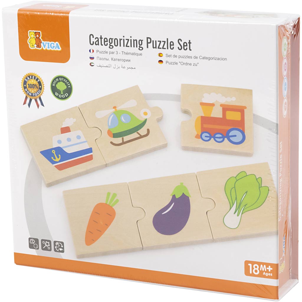 Viga-Puzzle, 8 Teile, 1 Set