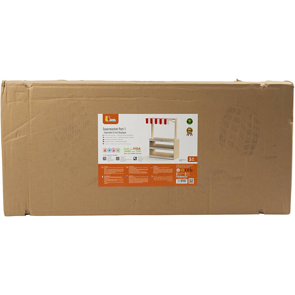 Viga Imbissstand mit Vordach, H: 122 cm, L: 80, B: 44 cm, 1 Stück
