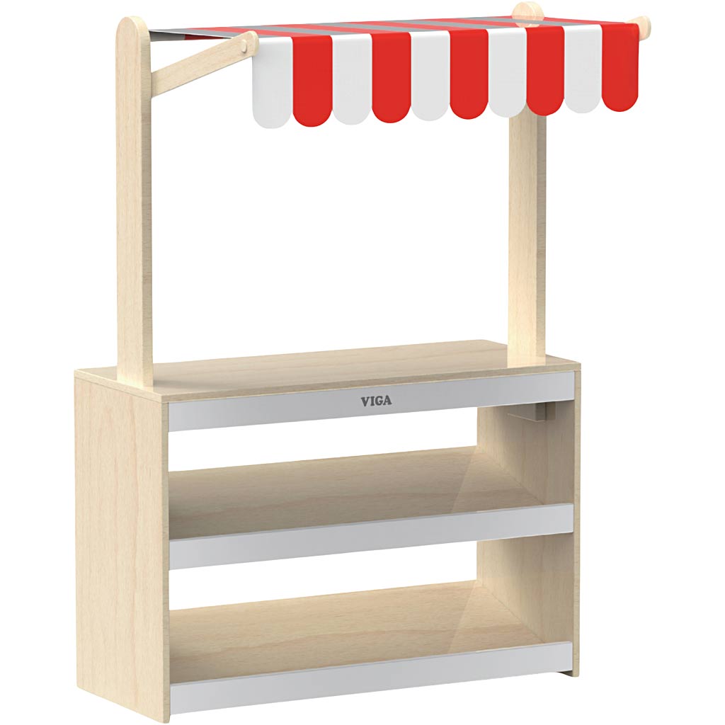 Viga Imbissstand mit Vordach, H: 122 cm, L: 80, B: 44 cm, 1 Stück