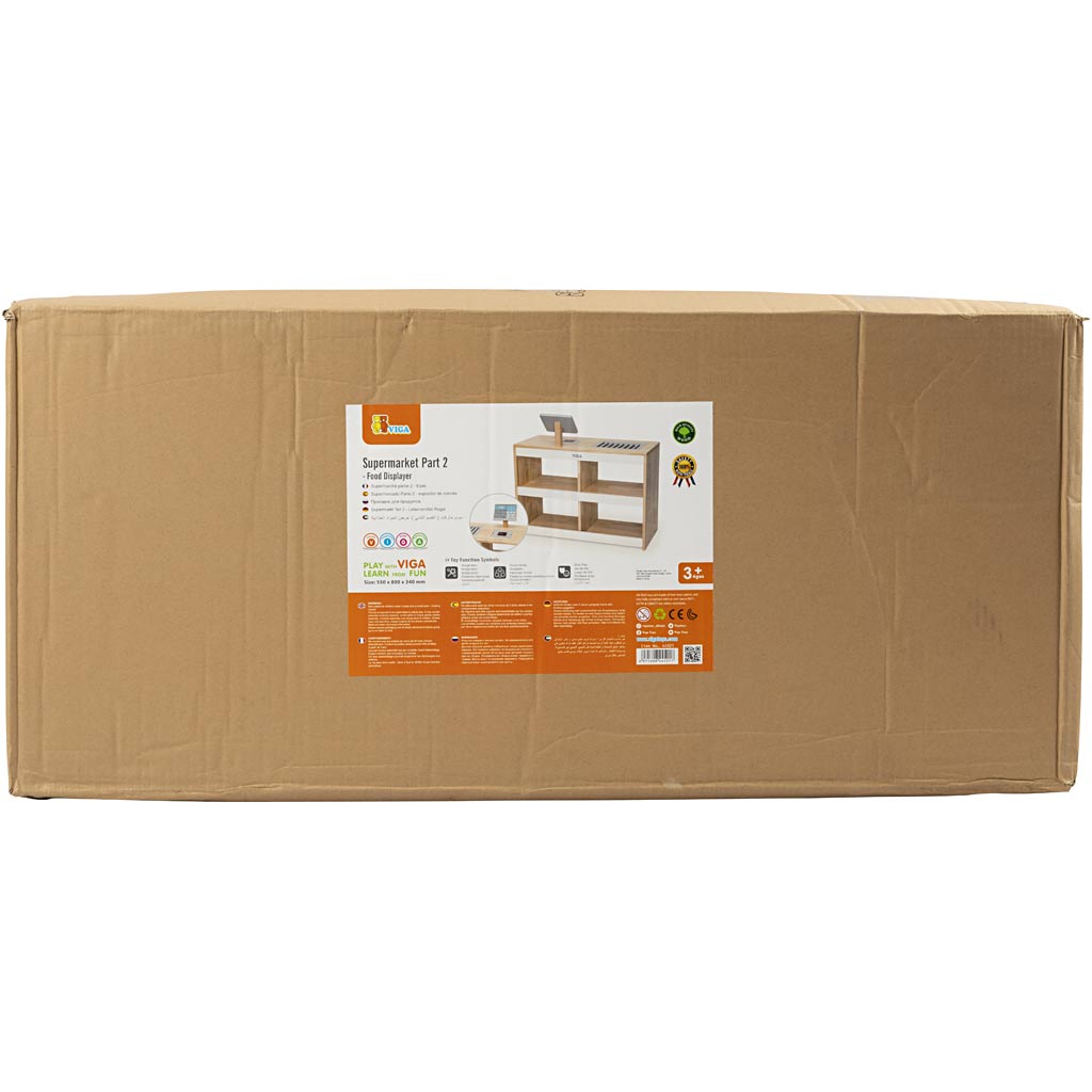 Viga Ladentheke, H: 55 cm, L: 80 cm, B: 44 cm, 1 Stück