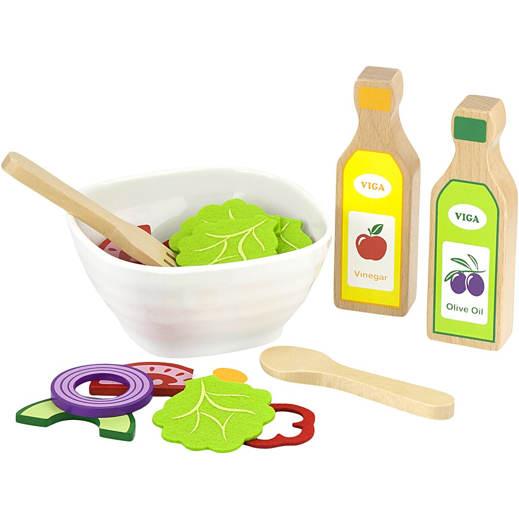 Viga Salatbesteck, H: 65 mm, L: 42 cm, B: 24 cm, 36 Teile 1 Box