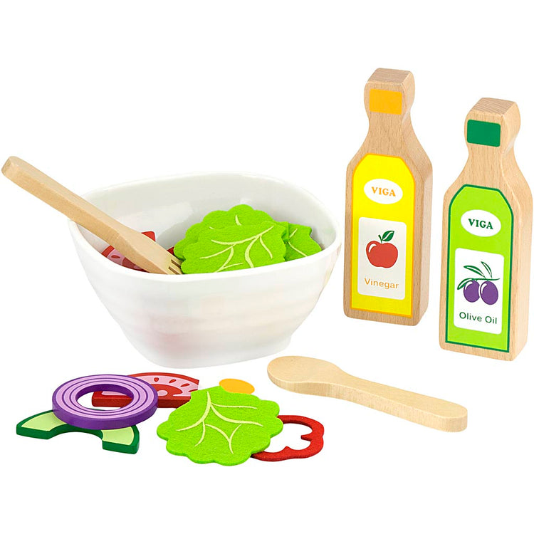 Viga Salatbesteck, H: 65 mm, L: 42 cm, B: 24 cm, 36 Teile 1 Box