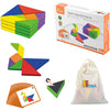 Viga magnetisches Tangram, H: 1 cm, L: 10 cm, B: 10 cm, 35 Teile 1 Box