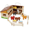 Viga Spielzeugpferdestall, Maße 24,5x16,5x15 cm, 1 Karton