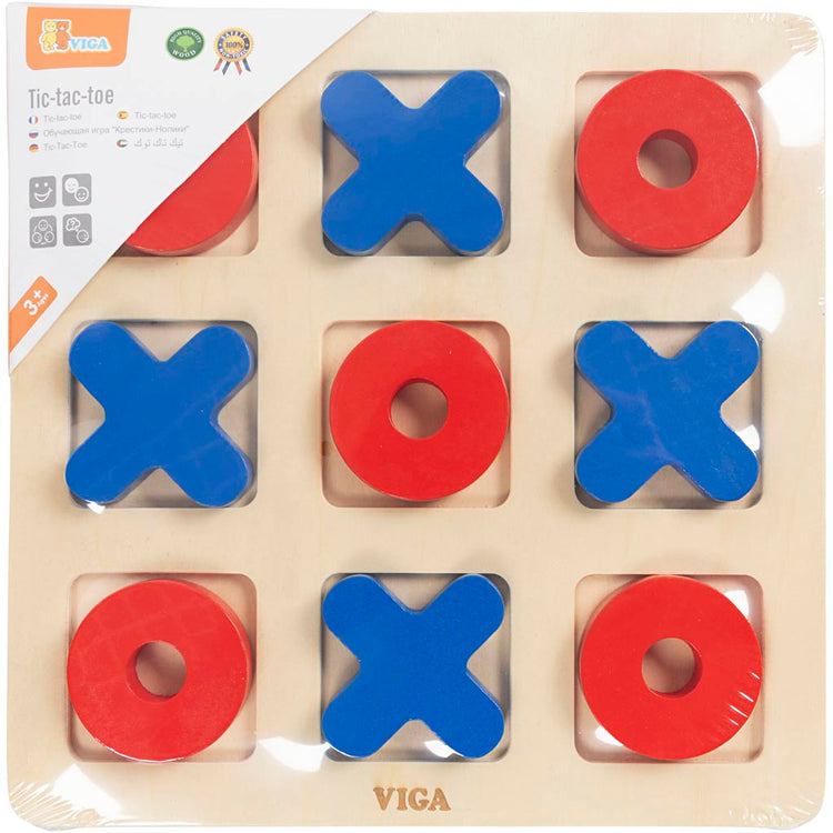 Viga Tic-Tac-Toe, H: 0,9 cm, L: 22, B: 22 cm, 1 Stück