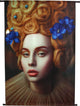 HD Collection Wandtuch Damenkragen 105x136x3cm