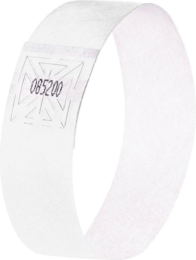 Sigel Event-Armbänder – superweich – 225 x 25 mm – 120 Stück – weiß – si-eb216