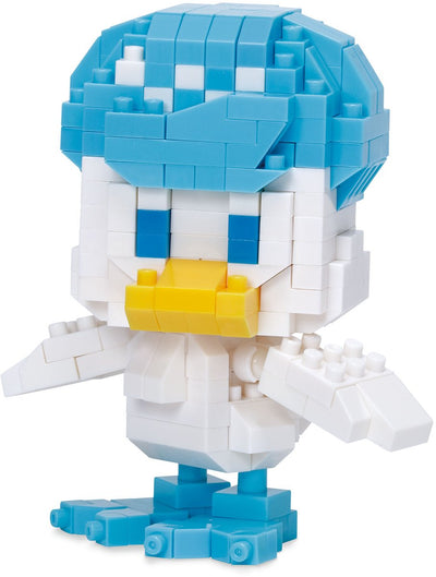 Bandai – Nanoblock – Frisur (Quaxly) – Pokémon – Mini-Pokémon-Steinfigur – Pokémon-Pixel-Kopfschmuck-Figuren-Bausatz – Spielzeug für Kinder ab 12 Jahren, Teenager und Erwachsene – nbpm03