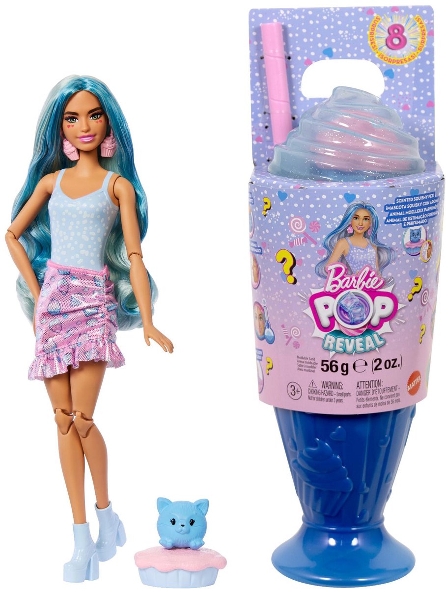 Barbie Pop enthüllen süße Behandlungsserie Blau