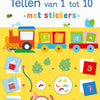 Deltas zählen von 1 bis 10 mit Aufklebern (5-6 Jahre)