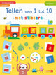 Deltas zählen von 1 bis 10 mit Aufklebern (5-6 Jahre)