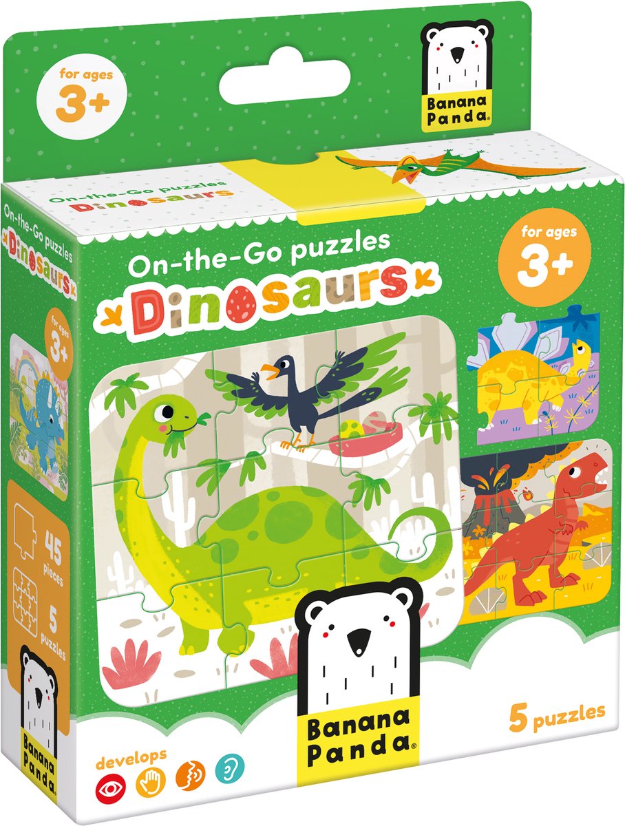 Banana Panda - auf --go -Puzzle Dinosaurus - 16st.