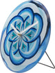 Nextime Cosmo Blue Tisch – Tischwanduhr – 20 cm – gehärtetes Glas – hellblau – geräuschlos