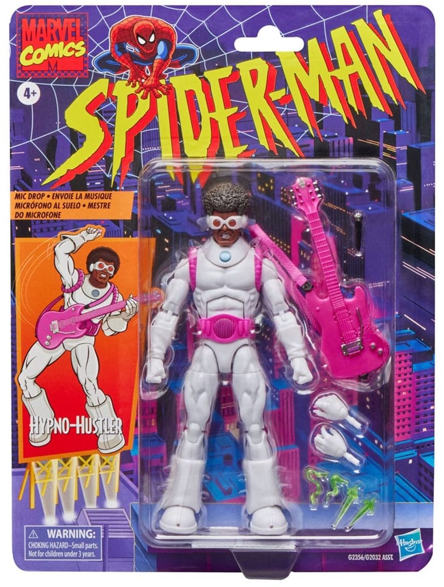 Hasbro Spider-Man Marvel Legends Retro-Actionfigur Hypno-Hustler 15 cm große Actionfigur