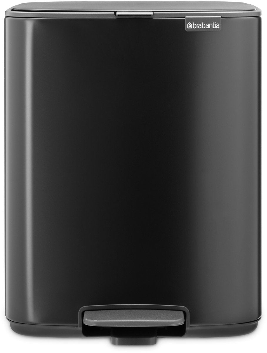 Brabantia Bo Treteimer – 12 Liter – mattschwarz