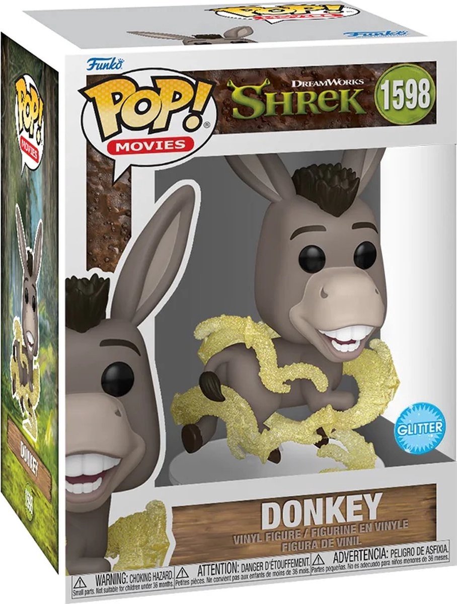 Funko-Popfilme: Shrek – Donkey „Glitter“ Pop #1598