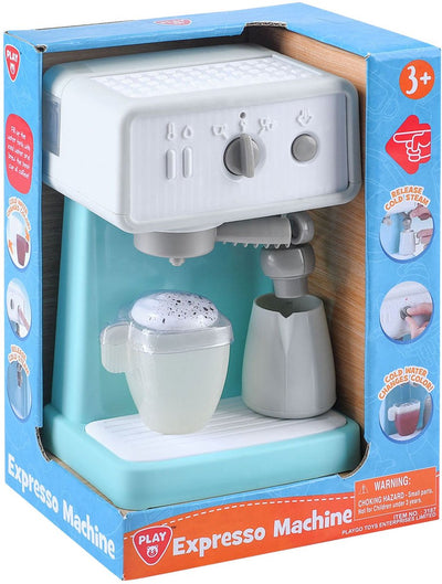 Spielen Sie Espressomaschine Weiß Blau, 3DLG.