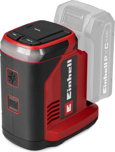Einhell Batterie-Wechselrichter TC-ES 18 150 1 Li Solo – Power X-Change – 18 V Li-Ion – 18 V auf USB-A (10 W), USB-C (60 W) und 230 V (150 W)