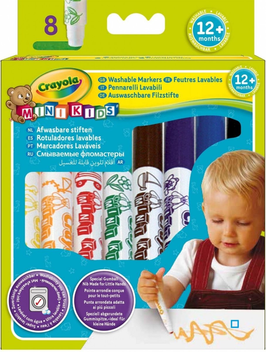 Crayola Mini Kids - Filz -Tip Stifte, 8st.