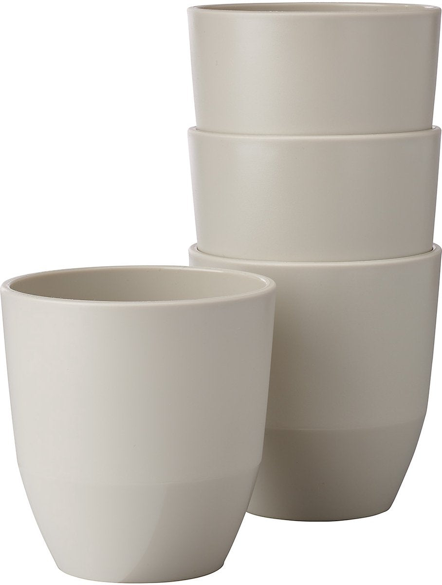 Mepal Tasse Silueta - 4x 200 ml - Kaffeetasse - Nordic White