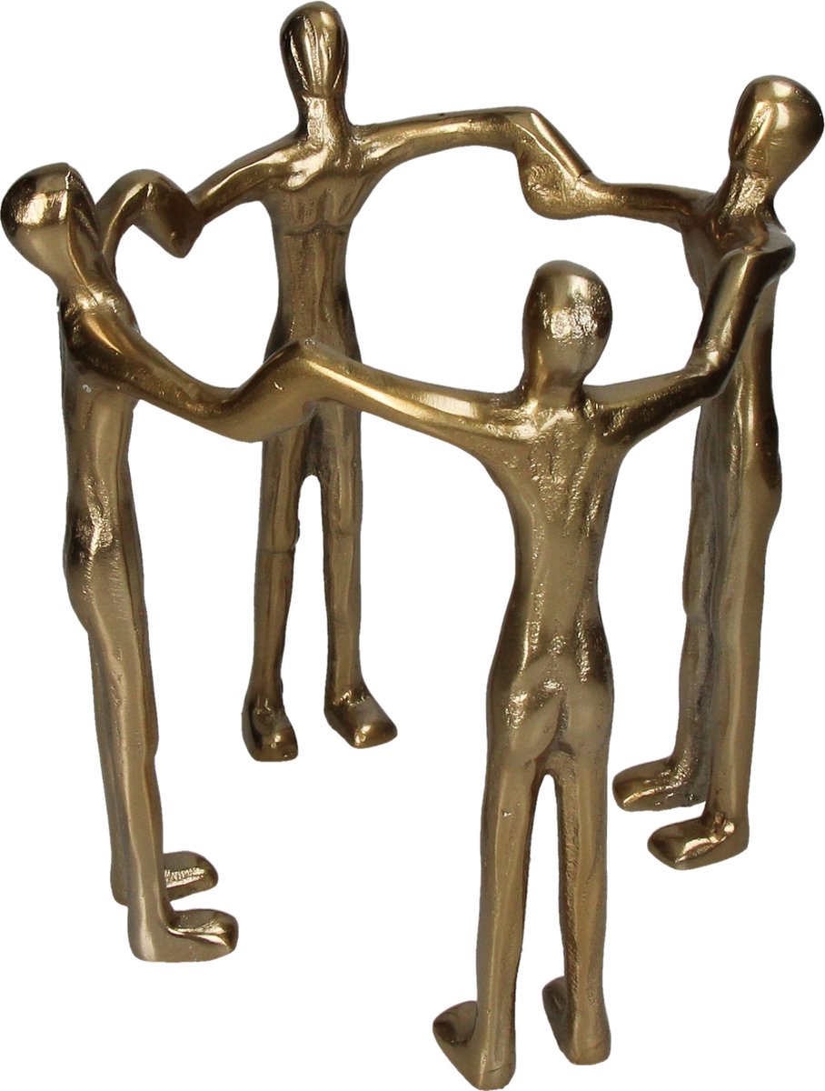 HD Collection Ornamentfigur Aluminium 21,5x21,5x23cm
