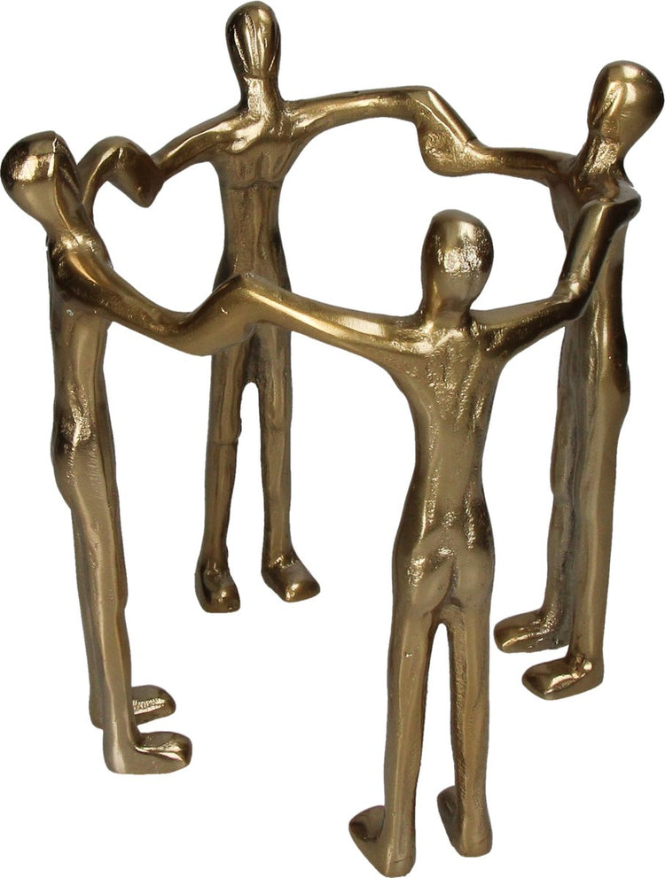 HD Collection Ornamentfigur Aluminium 21,5x21,5x23cm