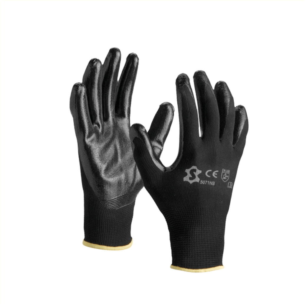 Cg1201a Handschuh Nitril Polyester 8 l