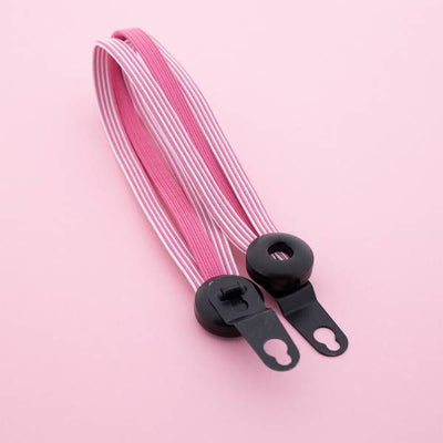 Qibbel Widk Snelbinder Venture 24 Schwarze Klammern rosa weiß