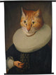 Hd Collection Wandbehang Katze braun 110x3x83cm