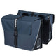 Basil Forte doppelte Fahrradtasche, wasserabweisend, navy blau schwarz, 35L
